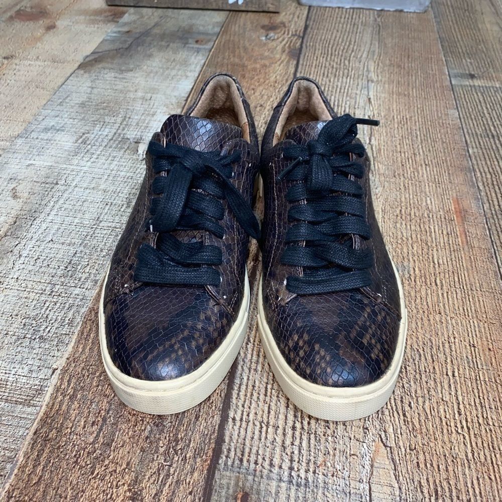 Frye Snake Embossed Leather Sneaker - Picture 4 of 11